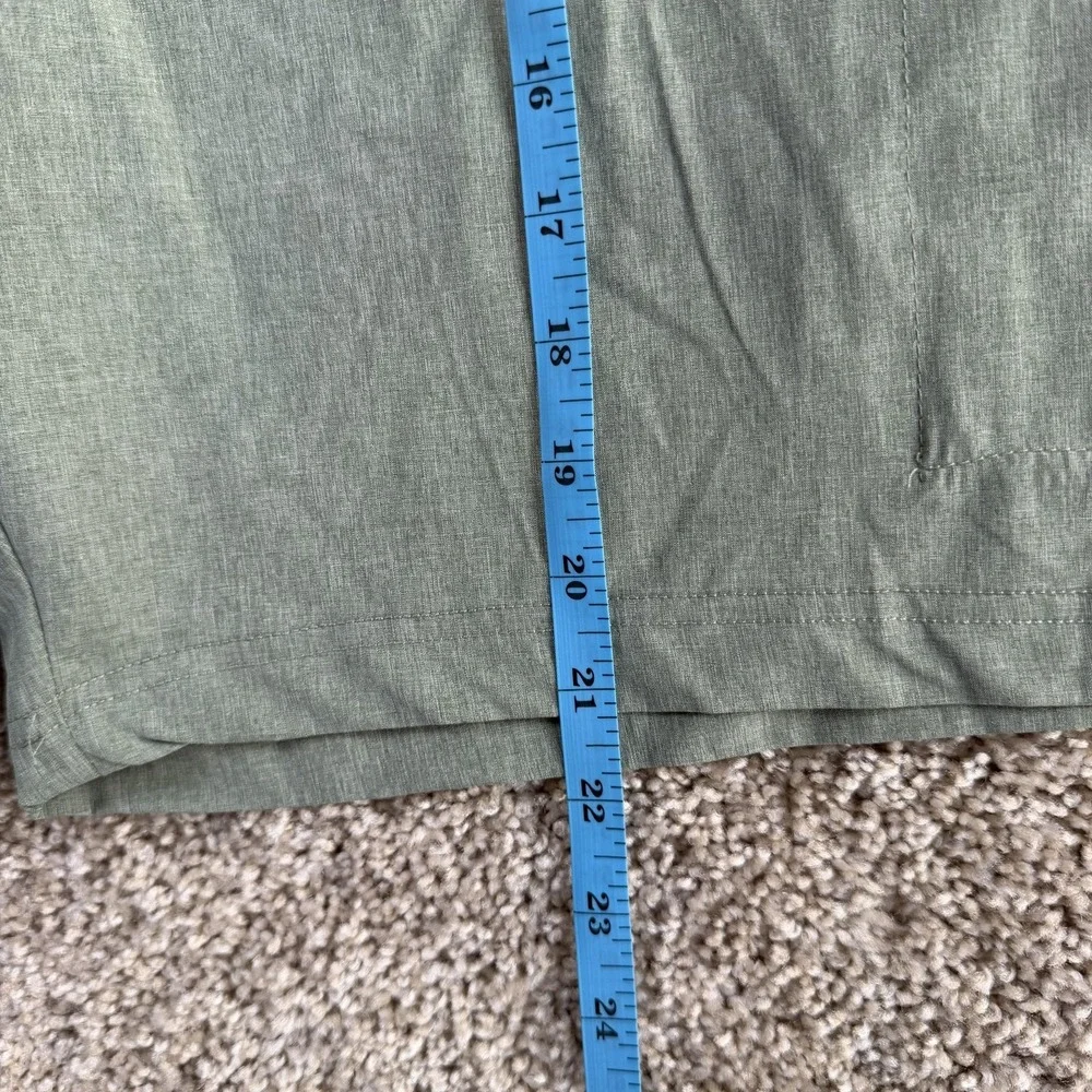 Architect Cargo Shorts Mens 40 Olive Green ActiveFlex Stretch Pockets Summer